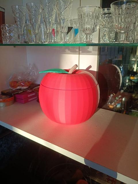 apple candy bowl 3D model thumbnail