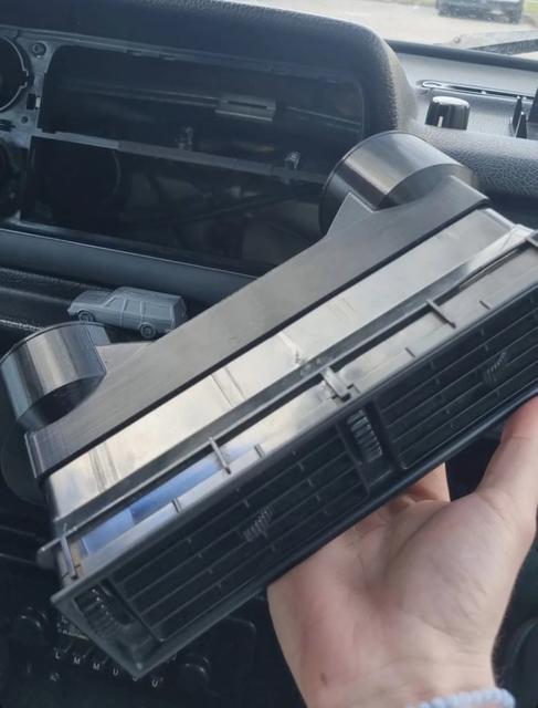 Volvo 240 adapter for central mixer from AC version  3D model thumbnail