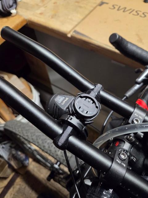 Aereo Bridge / TT Bar Brücke / Garmin mount / Aereo mount / Lupine Mono / Lupine Nano /  3D model thumbnail