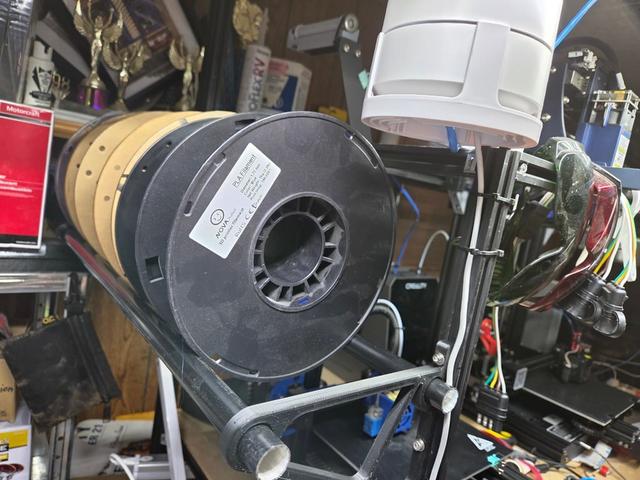 Filament rack for 20 series profile 3D model thumbnail