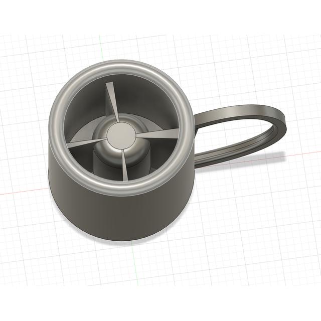 Turbine Cup 3D model thumbnail