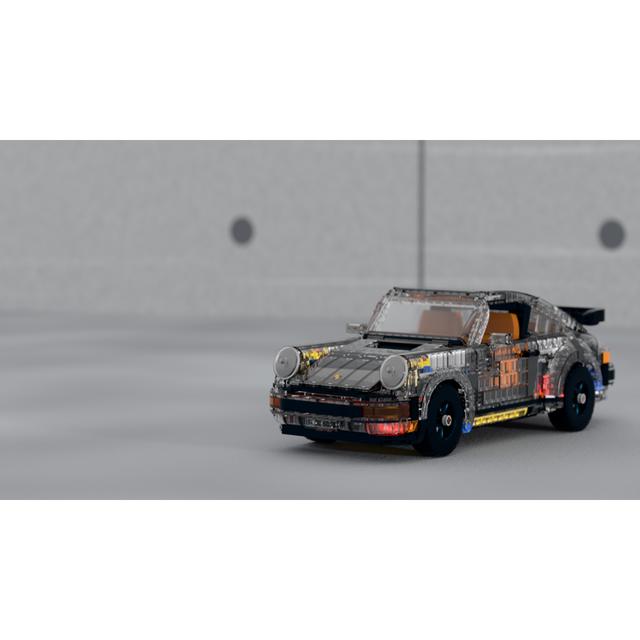 Lego 10295 Porsche 911 Full Parts Model 3D model thumbnail