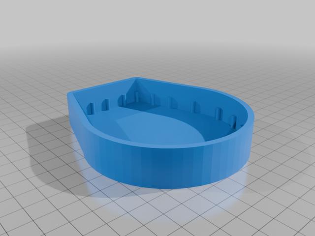 Alternate Airgrip case top 3D model thumbnail