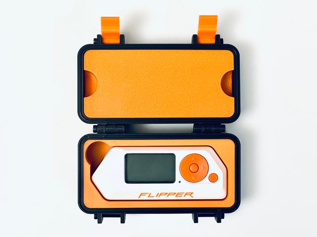 Flipper Zero Hard Case with Inserts (no supports needed) 3D model thumbnail