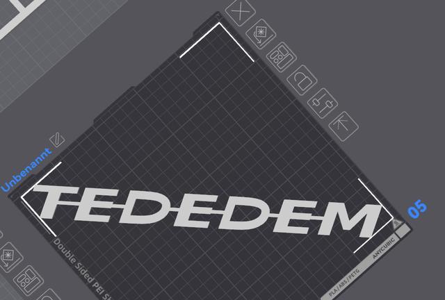 DAF "TEDEDEM" Logo 3D model thumbnail