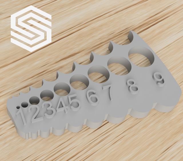 Ultimate Circle / Fillet Gauge 3D model thumbnail