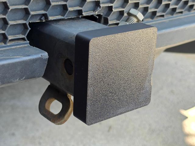 Tow Bar Hitch Cover (Customisable and Parametric) with optional text 3D model thumbnail