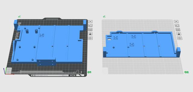 Electronics Cover for The 100 Raspi 4 / 5 version 3D model thumbnail