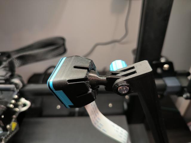 Ball joint for GoPro system 3D model thumbnail