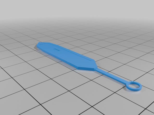 megumi sword thing 3D model thumbnail