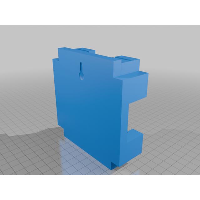 blocky picture frame 3D model thumbnail
