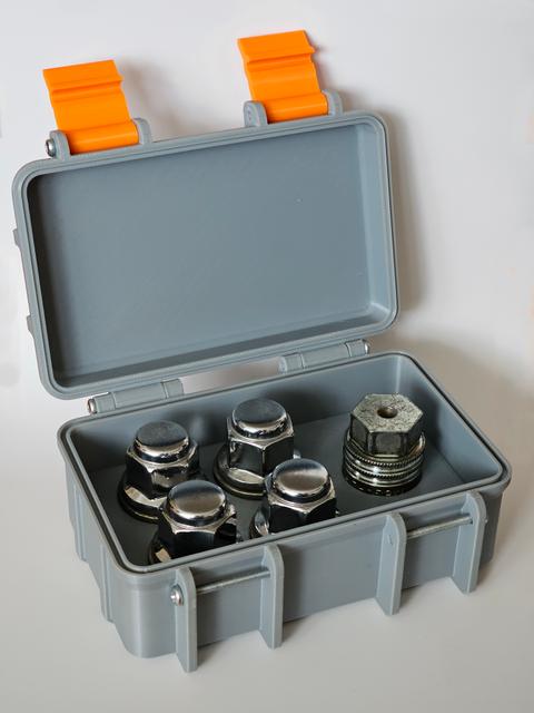 Wheel Nut Box 3D model thumbnail