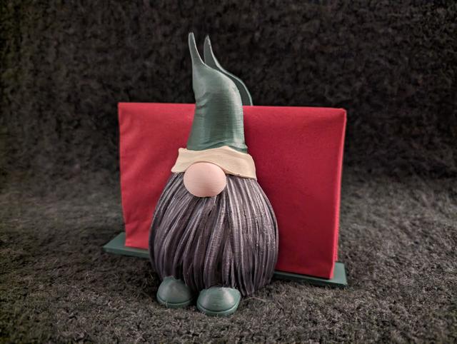 Gnome napkin stand 3D model thumbnail
