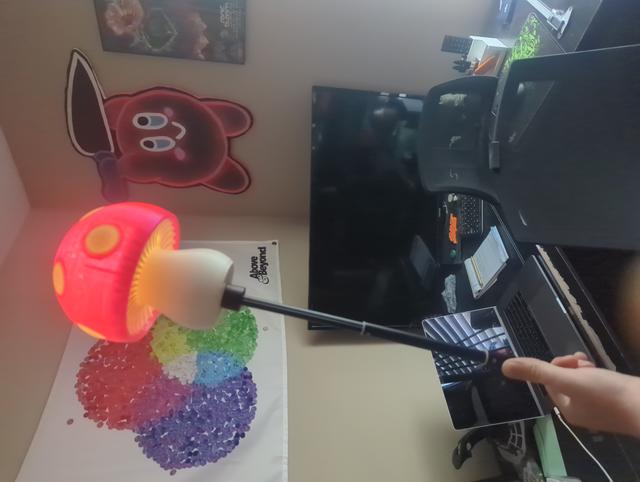 Mushroom Lamp, no hole with threaded removable base 3D model thumbnail