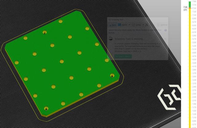 3D Printable V0 Buildplate With Embedded Magnets 3D model thumbnail
