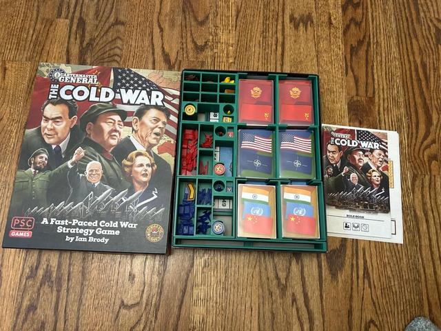 Quartermaster General Cold War Board Game Insert 3D model thumbnail