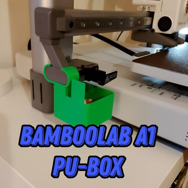 Bambooab A1 pu-Box for plastic waste 3D model thumbnail