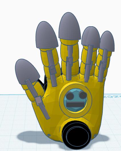 poppy playtime chapter 5 conductive hand 3D model thumbnail