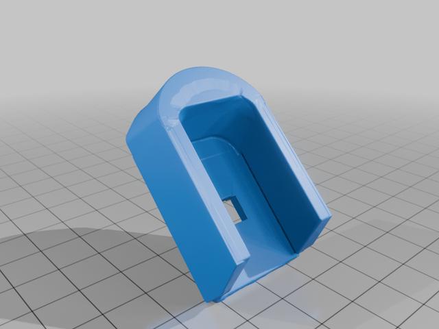 Mag baseplate for sp01 mags to fit in CZ 75 compact.  Cleaner than a spacer.  3D model thumbnail