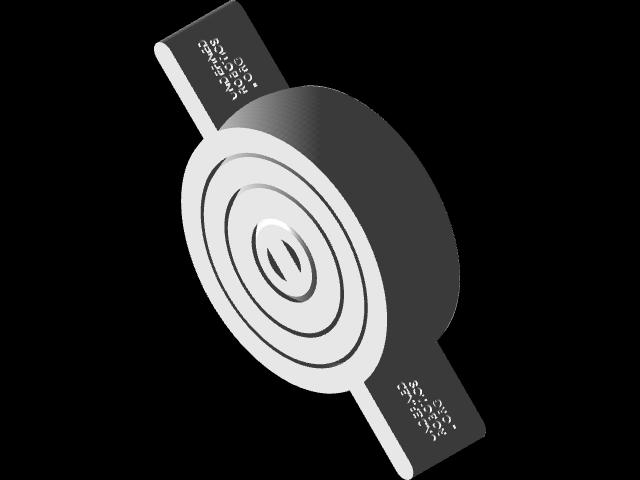 Undefined Robotics Gyro Fidget Spinner Toy 3D model thumbnail