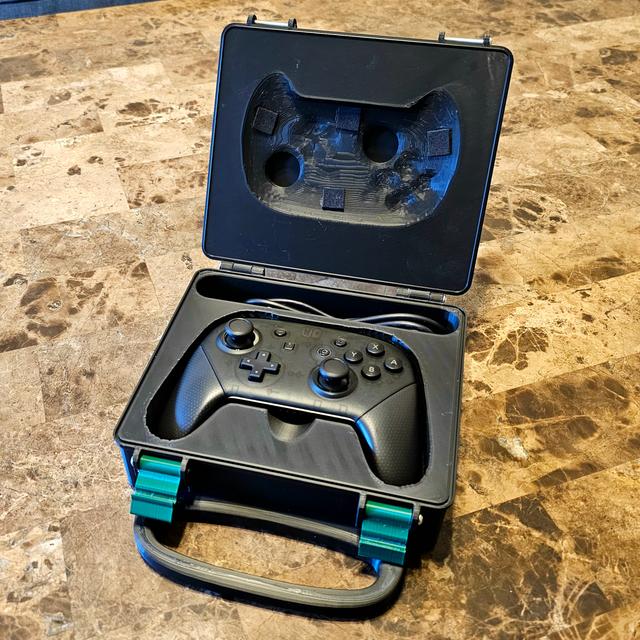 Rugged carry case for Nintendo switch pro controller 3D model thumbnail