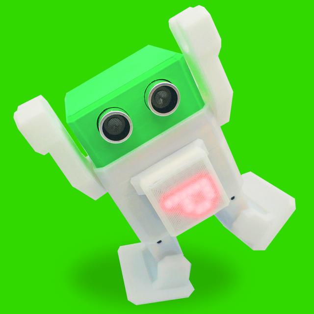 Otto DIY Humanoid robot 3D model thumbnail