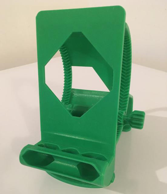 Phone Holder, smooth tilt adjustment (Lock Fix) 3D model thumbnail