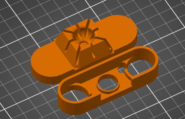 Raspberry Pi Articulating Night Vision Camera Mount 3D model thumbnail