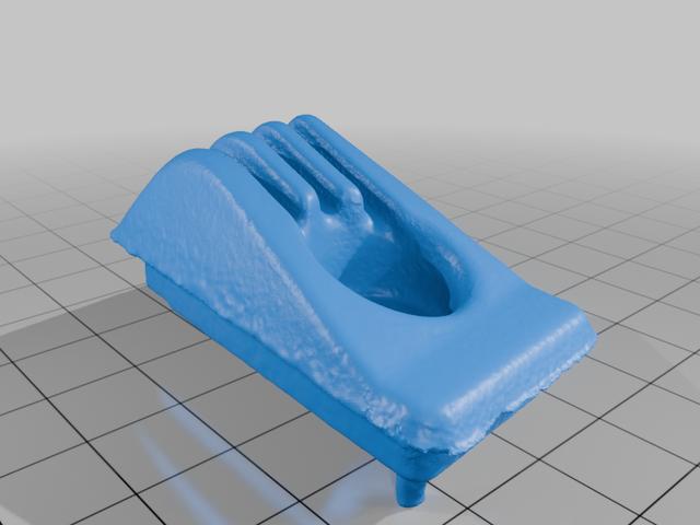 Mercedes SLK R170 End Stops 3D model thumbnail