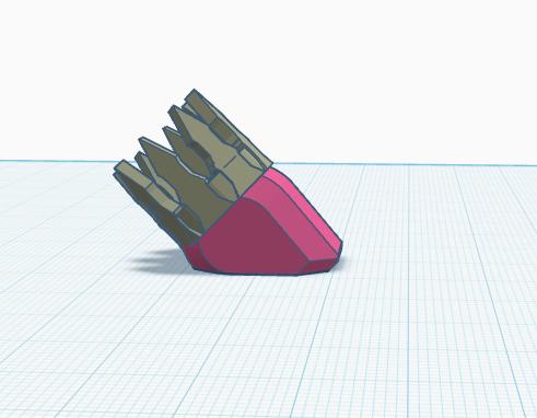 dummy13 crown mask 3D model thumbnail
