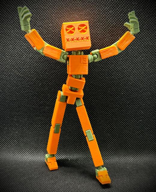 Lucky / Easy 13 Oversized Scarecrow Halloween Emoji Head 3D model thumbnail