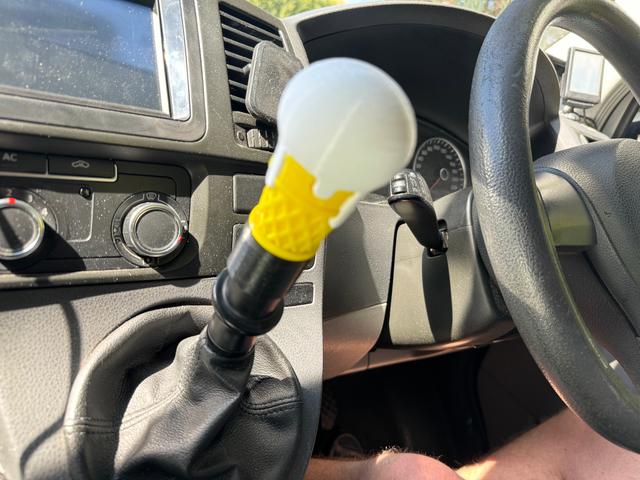 Drippy (Ice Cream) Gear Knob for VW T5 Transporter 3D model thumbnail