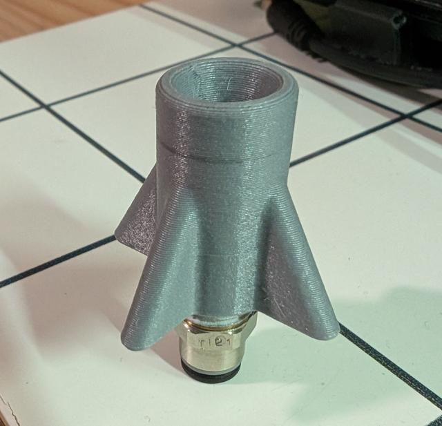 1/8" NPT Coupler Nut 3D model thumbnail
