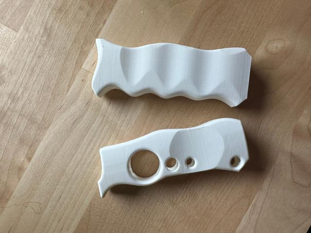 OTF Fidget Knife handles 3D model thumbnail