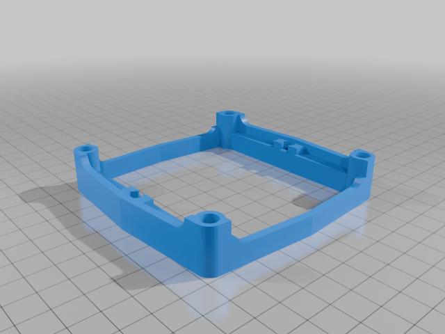 2011-3 socket bracket for Noctua  3D model thumbnail