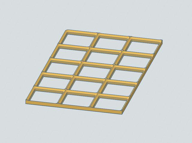 IKEA Alex Gridfinity Trimmed Lip 3D model thumbnail