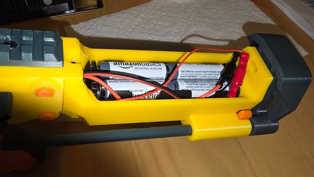 AA Battery Stock for Protean Modular Takedown Blaster 3D model thumbnail