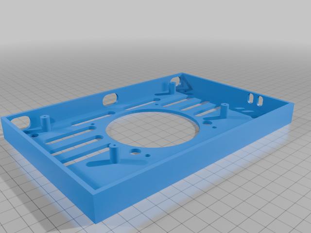 RT AC86U Case with 80mm FAN 3D model thumbnail