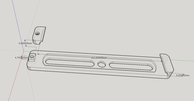 License Plate Holder 3D model thumbnail