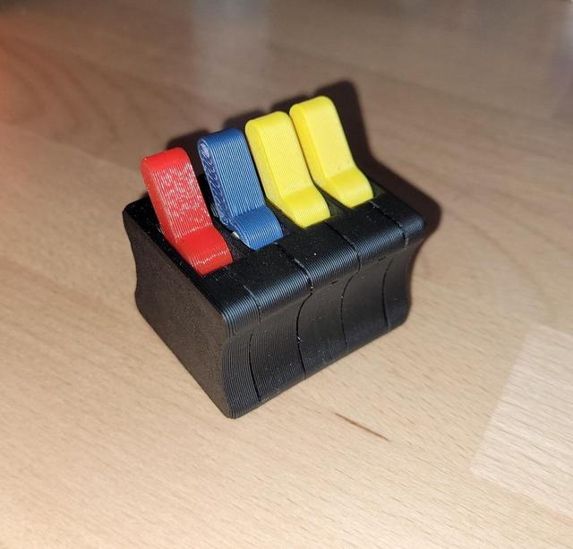 Fidget Toggle Switch (remix endless) 3D model thumbnail