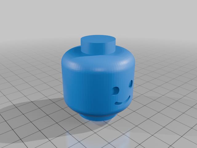 Smiling Face for Giant Minifig 3D model thumbnail