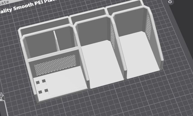 XL Desk Organizer for 3D Printer - V1 3D model thumbnail