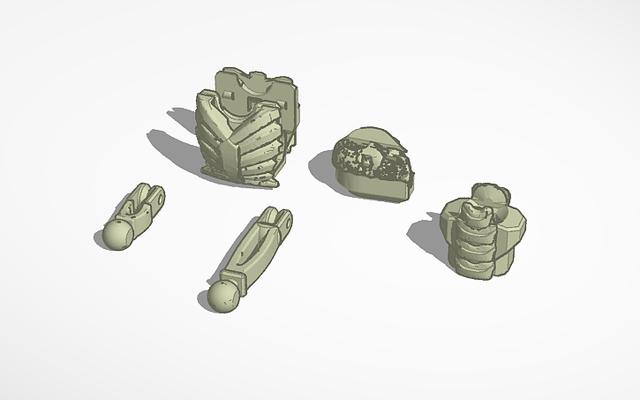 Zombie 13 3D model thumbnail