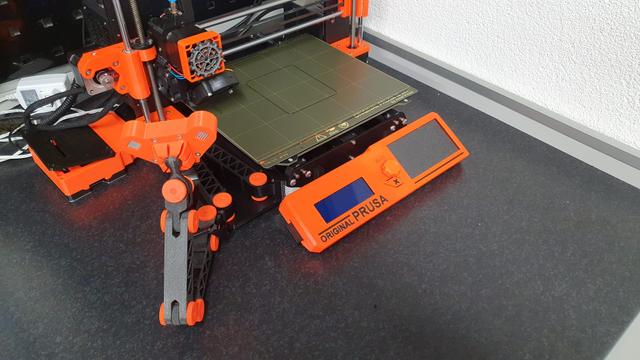 Articulated Camera Mount for Prusa i3 Mk3 3D model thumbnail