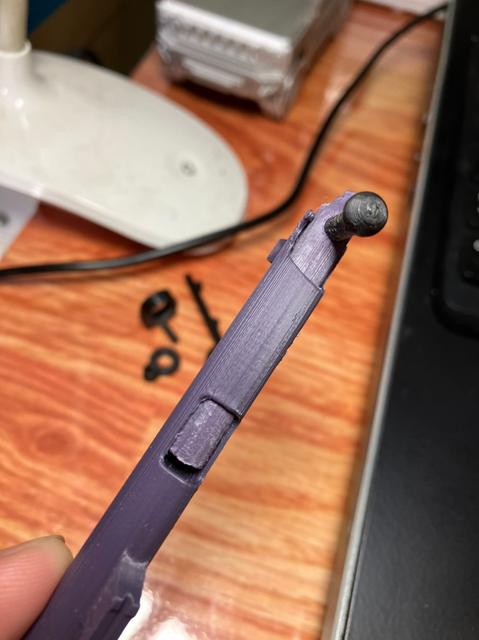 Kar98k bolt action ballpoint pen_Bolt but with clearance 3D model thumbnail