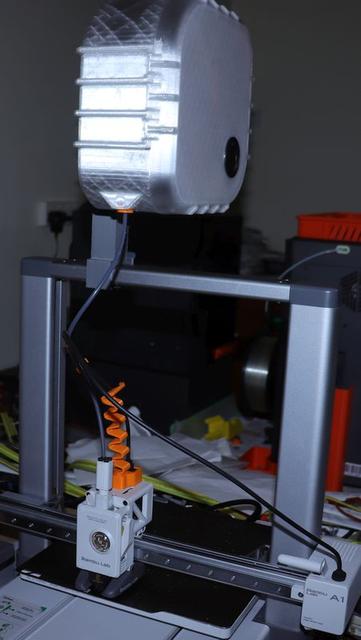 Bambu Lab A1 dry box holder 3D model thumbnail
