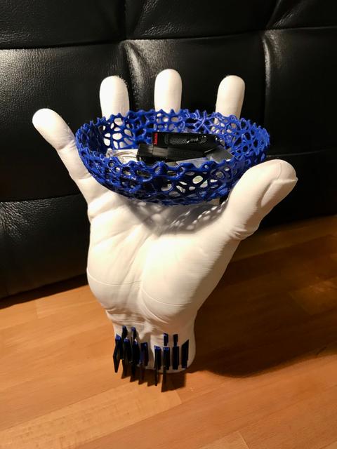 Hand Organizer (USB and SD/microSD) 3D model thumbnail