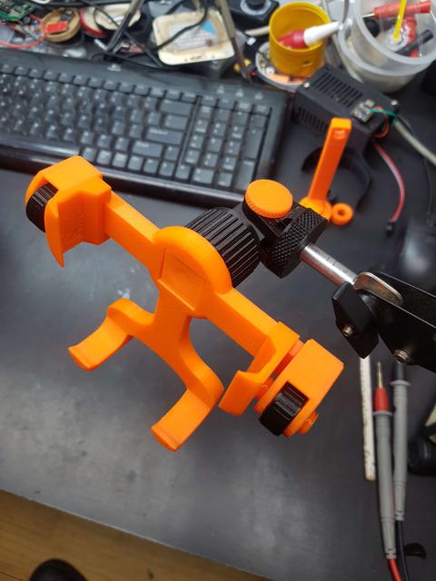 AGM G3 Pro boom arm phone holder 3D model thumbnail