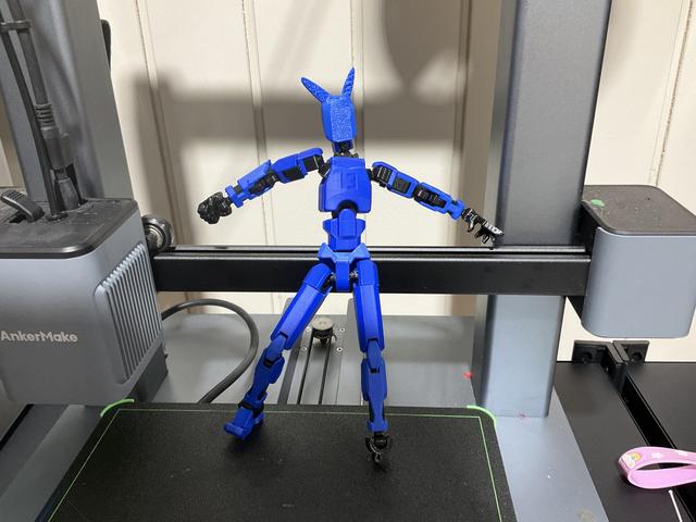 Dummy 13 Bunny ears 3D model thumbnail