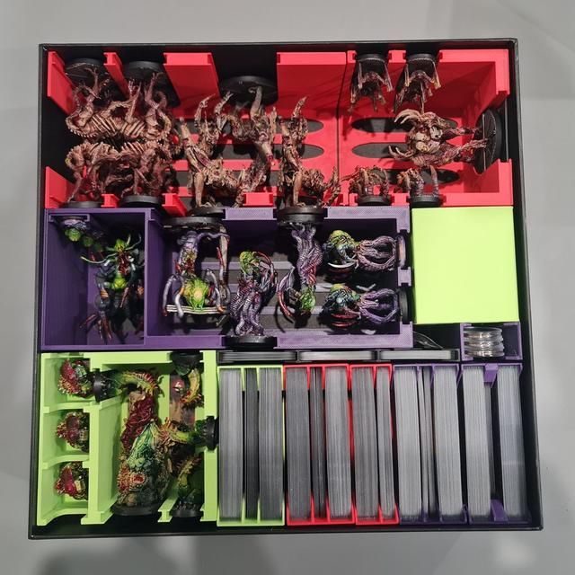 Nemesis  - Voidseeder + Carnomorph + Chytrid - Insert for Aftermath Box 3D model thumbnail